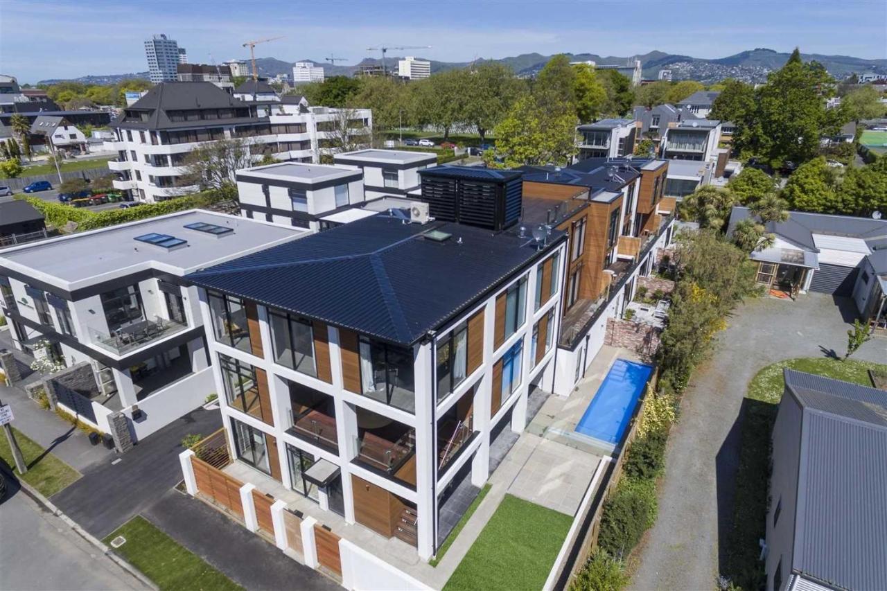 Villa Architectural Urban Diamond Christchurch Exterior foto